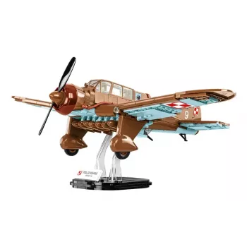 Conjunto de construção Cobi PZL.23 Karaś 586 peças