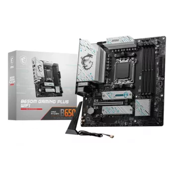 Placa-mãe MSI B650M GAMING PLUS WIFI AMD B650 socket AM5 micro ATX
