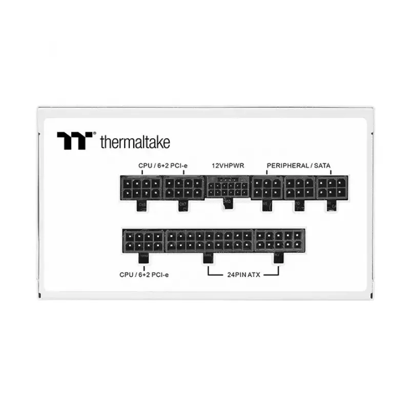 Fonte de alimentação Thermaltake Toughpower GF A3 Snow 850W