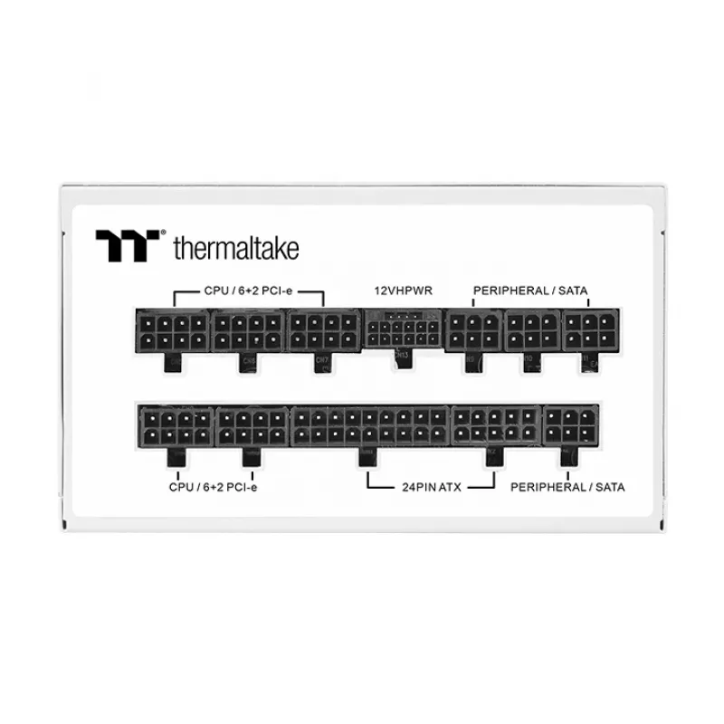Fonte de alimentação THERMALTAKE - Toughpower GF A3 Snow 1050W - TT Premium Edition - 80 PLUS Gold