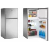 Frigorífico de instalação livre AMICA FD2015.4X(E) prateado, 200 L, congelador em cima, LED, portas reversíveis