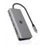 ICY BOX IB-DK4061-CPD com fios USB 3.2 Gen 1 (3.1 Gen 1) Type-C cinzento