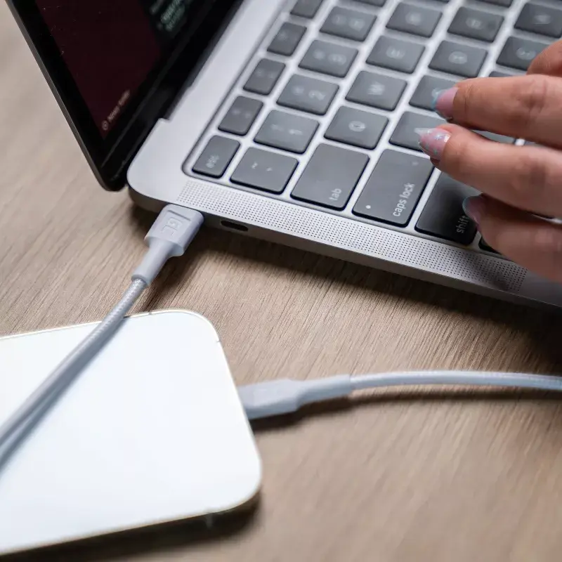 Green Cell PowerStream KABGC07W cabo USB-C para Lightning, MFi, Power Delivery, 1 m, 29 W, branco