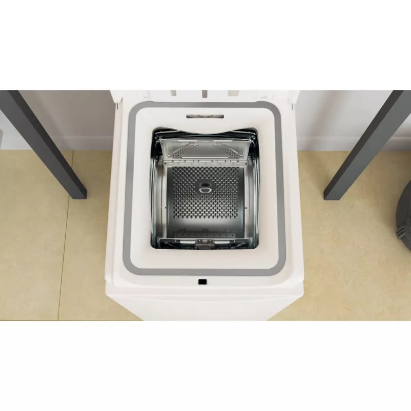 Whirlpool NTDLR 6040S PL/N máquina de lavar roupa de carga superior, 6 kg, 1000 rpm, 6th Sense, classe energética C, branca