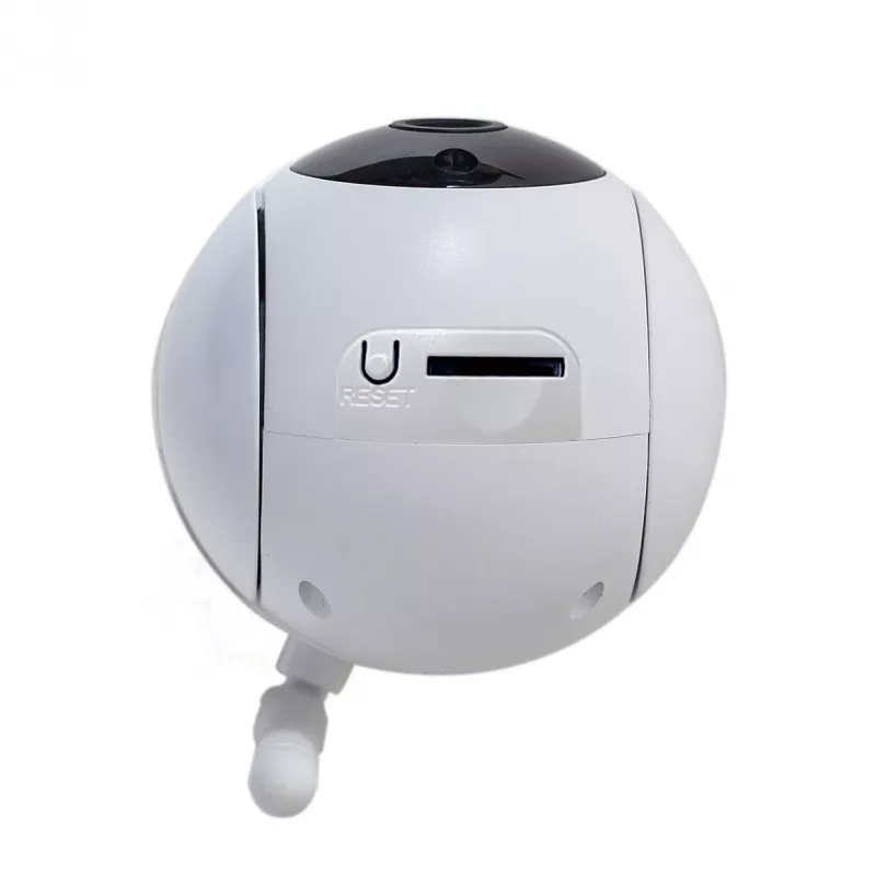 Gembird TSL-CAM-WRHD-02 câmara Wi-Fi inteligente rotativa para interior, Full HD 1080p, Tuya, rotação de 355°, branca