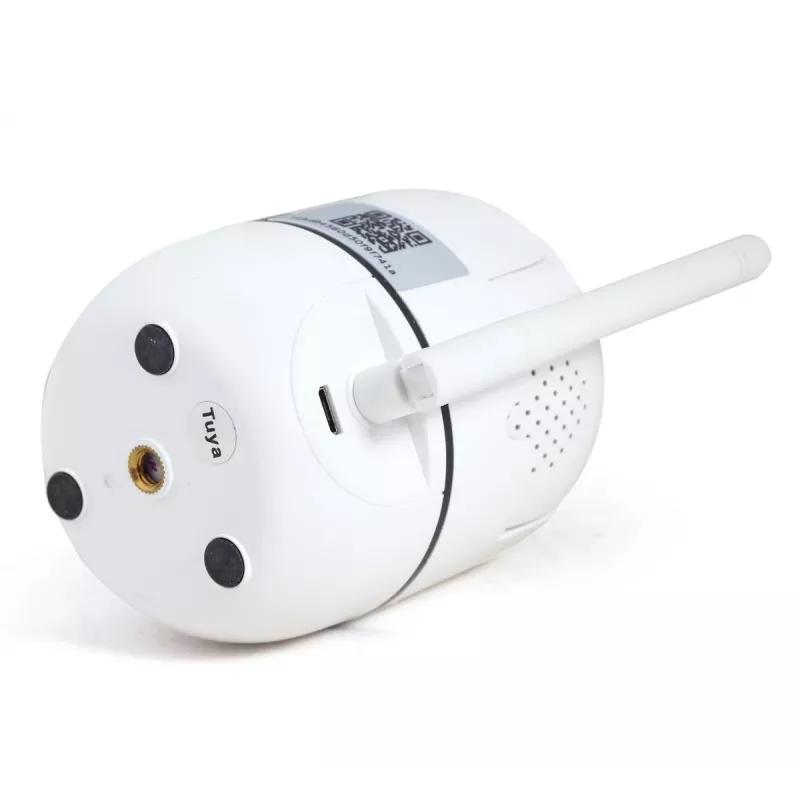 Gembird TSL-CAM-WRHD-02 câmara Wi-Fi inteligente rotativa para interior, Full HD 1080p, Tuya, rotação de 355°, branca