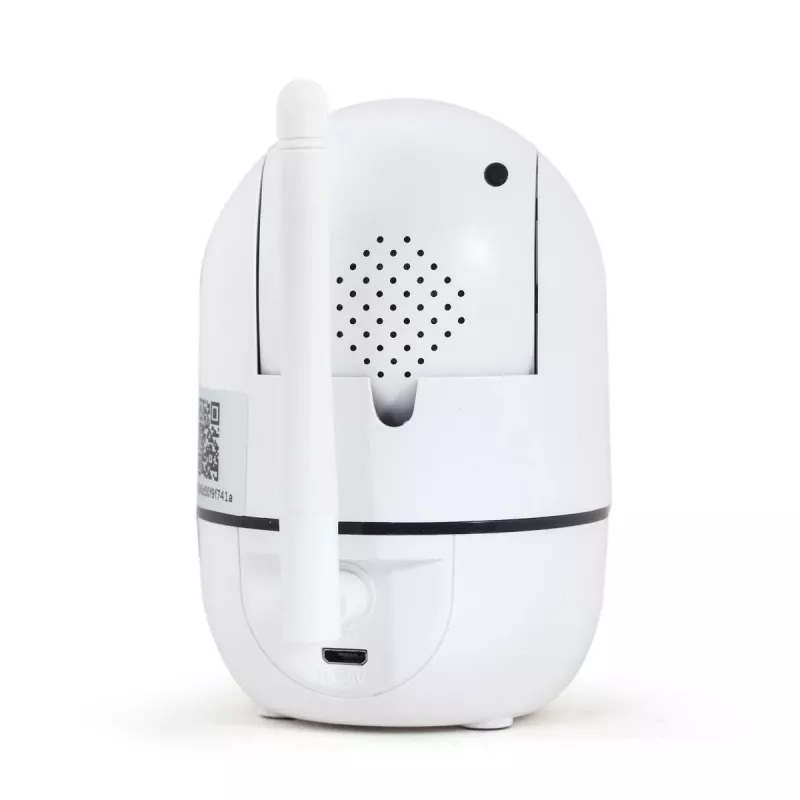 Gembird TSL-CAM-WRHD-02 câmara Wi-Fi inteligente rotativa para interior, Full HD 1080p, Tuya, rotação de 355°, branca