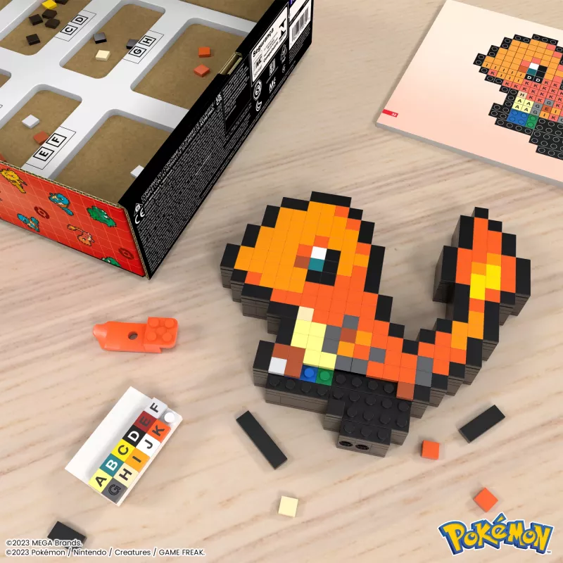 MEGA Pokémon Showcase Glumanda, 13 ano(s), plástico, 484 g