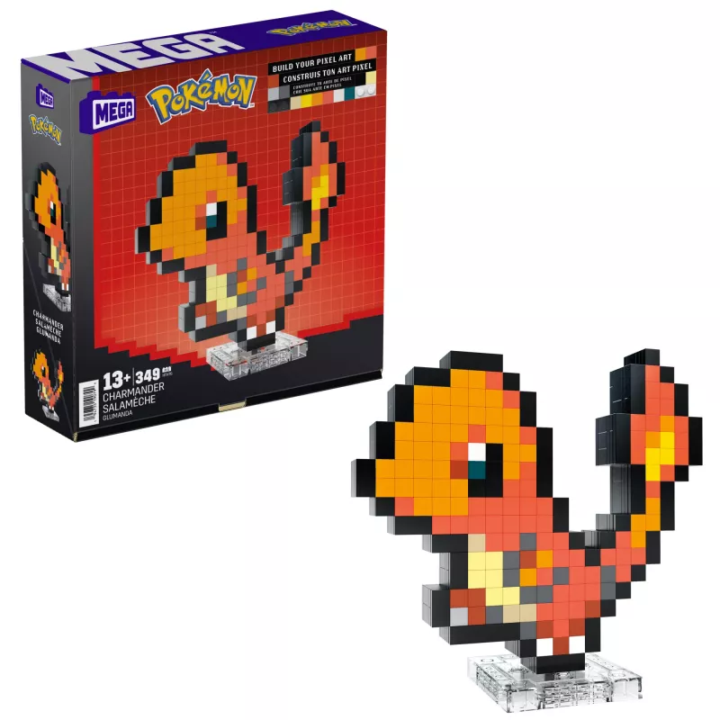 MEGA Pokémon Showcase Glumanda, 13 ano(s), plástico, 484 g