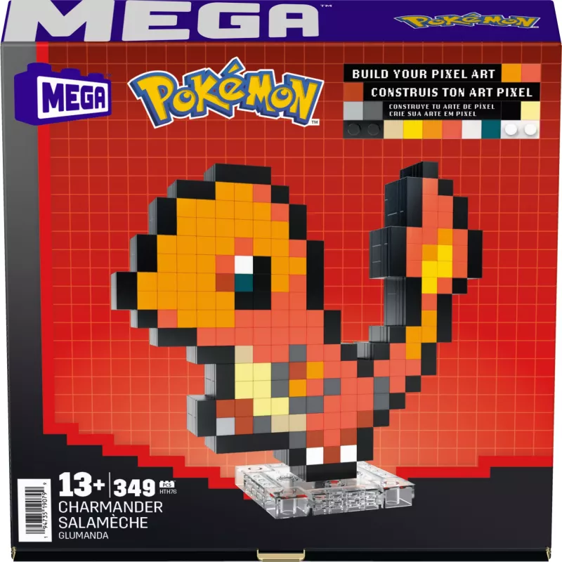 MEGA Pokémon Showcase Glumanda, 13 ano(s), plástico, 484 g
