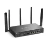 Router TP-Link Omada 4G+ Cat6 AX3000 Gigabit VPN, Wi-Fi 6 (802.11ax), Dual-Band (2,4 GHz / 5 GHz), Ethernet LAN, 4G, preto, router de secretária/mastro