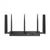 Router TP-Link Omada 4G+ Cat6 AX3000 Gigabit VPN, Wi-Fi 6 (802.11ax), Dual-Band (2,4 GHz / 5 GHz), Ethernet LAN, 4G, preto, router de secretária/mastro