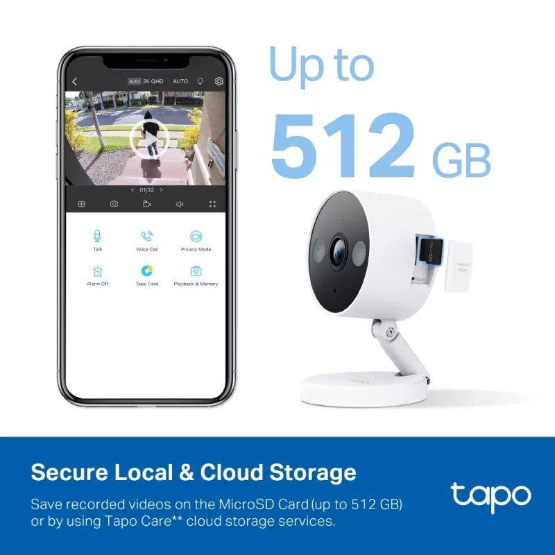 Câmara de vigilância IP TP-Link Tapo C120 interior/exterior