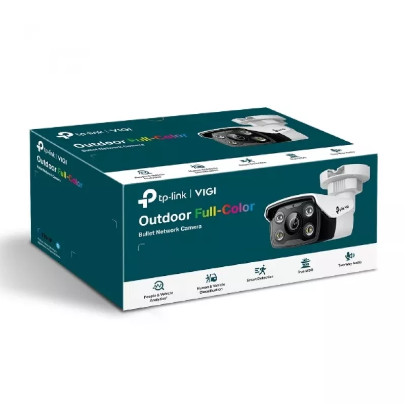 Câmara de vigilância IP bullet TP-Link VIGI C350 exterior 2880 x 1620 píxeis teto