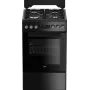 Fogão independente Beko FSE52321DBD elétrico/gás preto