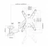 Suporte de parede ART RAMT AR-84G suporte/suporte de TV