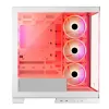Caixa de PC MODECOM Volcano SPACE APEX ARGB MIDI Tower branca – aço, janela lateral, ventoinhas ARGB, USB-C
