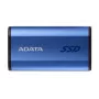 ADATA SE880 SSD externo de 500 GB, USB-C 3.2 Gen 2x2 (20 Gbit/s), até 2000 MB/s, azul