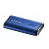 ADATA SE880 SSD externo de 500 GB, USB-C 3.2 Gen 2x2 (20 Gbit/s), até 2000 MB/s, azul