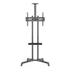 Techly ICA-TR216T suporte móvel com rodas para TV de 37–70 polegadas (até 177,8 cm), máx. 50 kg, 2 prateleiras, preto