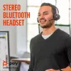 Headset HP Poly Voyager 4320 USB-C + dongle BT700, sem fios, escritório/call center, headset, preto