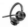 Headset HP Poly Voyager 4320 USB-C + dongle BT700, sem fios, escritório/call center, headset, preto