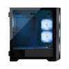 Caixa de PC MODECOM Horizon ARGB FLOW MIDI preto — suporte E-ATX, vidro temperado, ARGB, USB-C, GPU máx. 400 mm