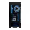 Caixa de PC MODECOM Horizon ARGB FLOW MIDI preto — suporte E-ATX, vidro temperado, ARGB, USB-C, GPU máx. 400 mm