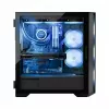 Caixa de PC MODECOM Horizon ARGB FLOW MIDI preto — suporte E-ATX, vidro temperado, ARGB, USB-C, GPU máx. 400 mm