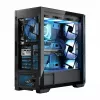 Caixa de PC MODECOM Horizon ARGB FLOW MIDI preto — suporte E-ATX, vidro temperado, ARGB, USB-C, GPU máx. 400 mm