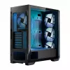Caixa de PC MODECOM Horizon ARGB FLOW MIDI preto — suporte E-ATX, vidro temperado, ARGB, USB-C, GPU máx. 400 mm