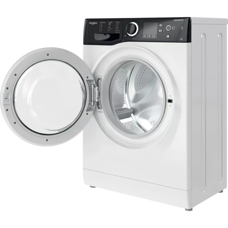 Whirlpool WRBSS 6249 S EU máquina de lavar roupa de instalação livre slim de carga frontal 6 kg 1200 rpm, classe energética C, branca