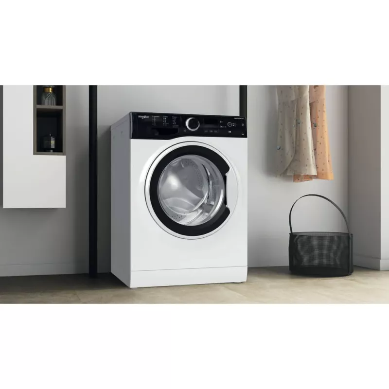 Whirlpool WRBSS 6249 S EU máquina de lavar roupa de instalação livre slim de carga frontal 6 kg 1200 rpm, classe energética C, branca