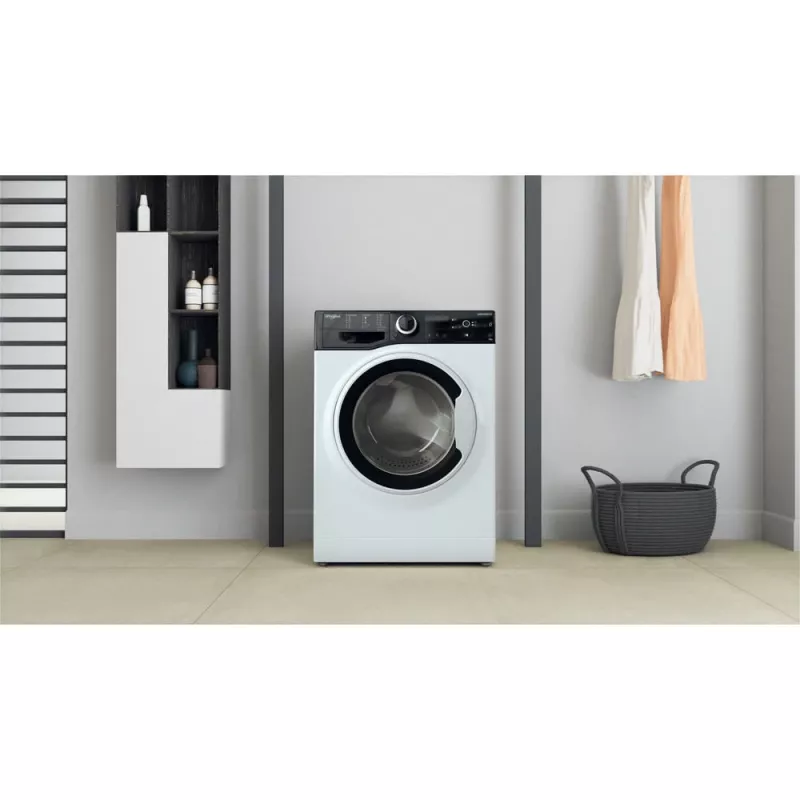 Whirlpool WRBSS 6249 S EU máquina de lavar roupa de instalação livre slim de carga frontal 6 kg 1200 rpm, classe energética C, branca