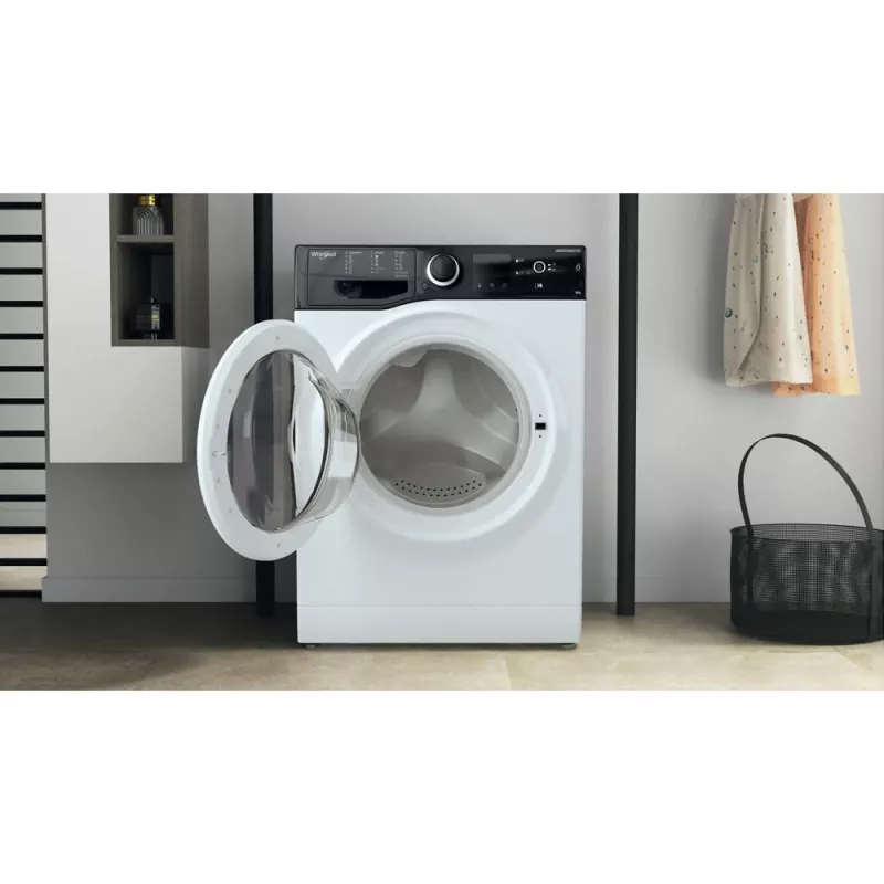 Whirlpool WRBSS 6249 S EU máquina de lavar roupa de instalação livre slim de carga frontal 6 kg 1200 rpm, classe energética C, branca