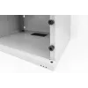 Armário de parede DIGITUS 4U - SOHO não montado 241x540x400 mm, porta frontal em vidro, cinzento