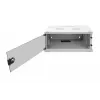 Armário de parede DIGITUS 4U - SOHO não montado 241x540x400 mm, porta frontal em vidro, cinzento