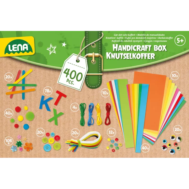 Conjunto de trabalhos manuais para criança Lena SM42713, multicolor, para crianças a partir dos 5 anos