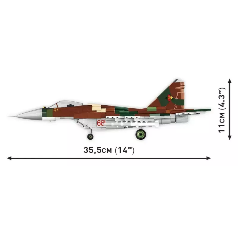 Brinquedo de construção Cobi MiG-29 Alemanha Oriental 5851 — conjunto de 300 peças