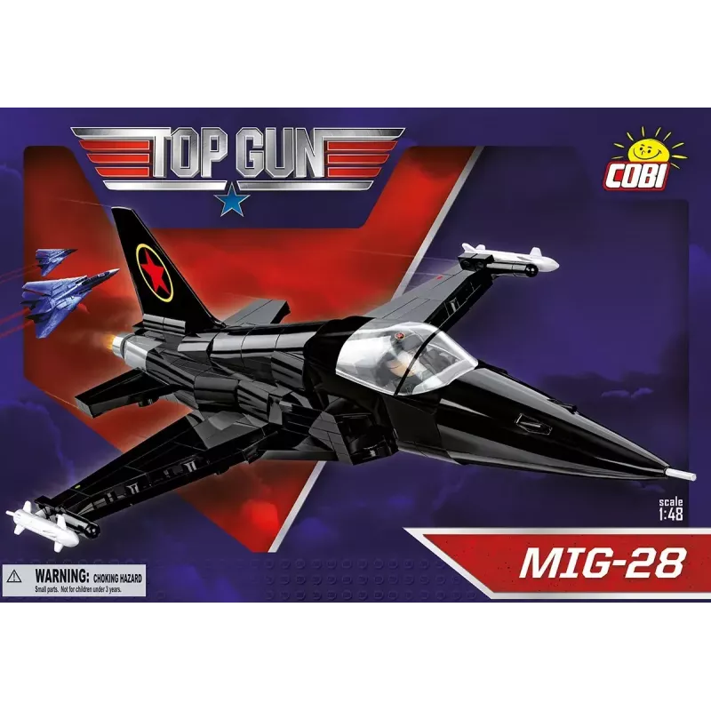 Conjunto de construção Cobi Top Gun MiG-28 5859, maquete à escala 1:48, conjunto de blocos de colecionador