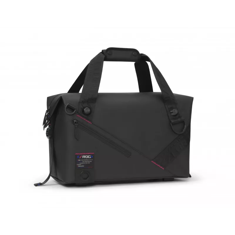 Mala de mão ASUS ROG SLASH Duffle Bag, poliéster, poliuretano (PU), poliuretano termoplástico (TPU), preto, homem