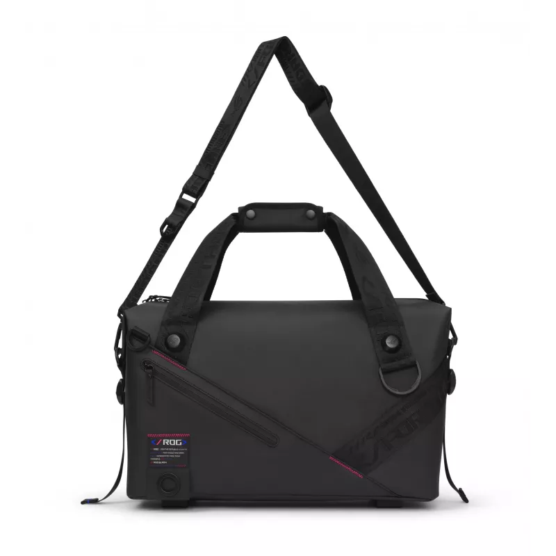Mala de mão ASUS ROG SLASH Duffle Bag, poliéster, poliuretano (PU), poliuretano termoplástico (TPU), preto, homem