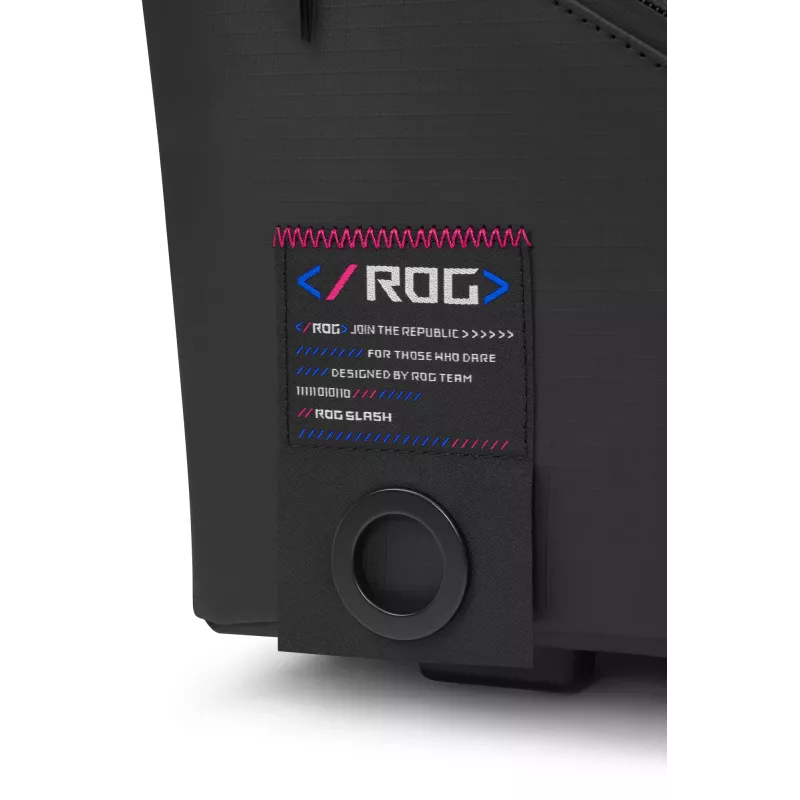 Mala de mão ASUS ROG SLASH Duffle Bag, poliéster, poliuretano (PU), poliuretano termoplástico (TPU), preto, homem