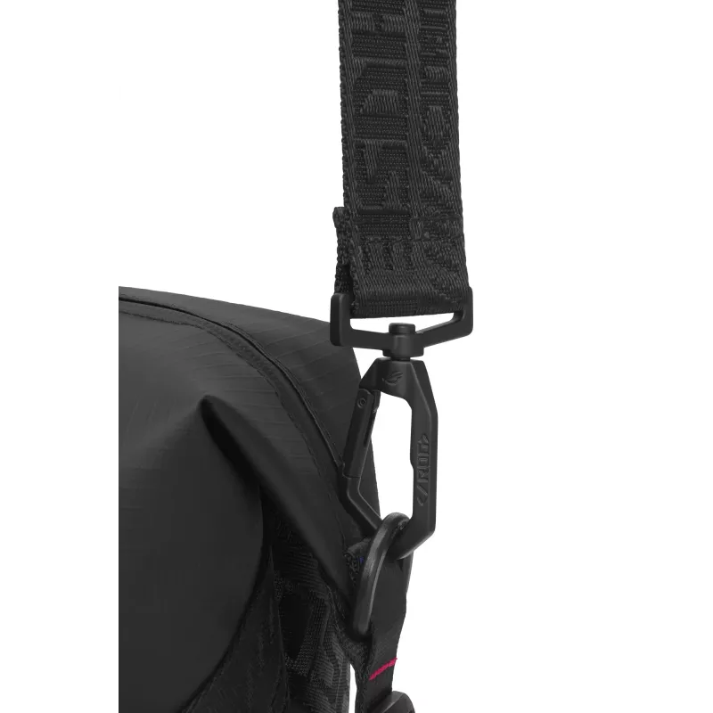 Mala de mão ASUS ROG SLASH Duffle Bag, poliéster, poliuretano (PU), poliuretano termoplástico (TPU), preto, homem