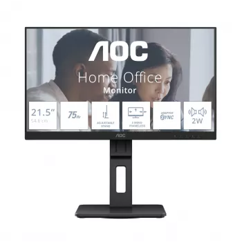 Monitor AOC E2 22E2UMF 54,6 cm (21,5 polegadas) 1920 x 1080 píxeis Full HD LED preto