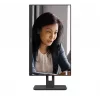 AOC 22E2UMF monitor VA de 21,5 polegadas (54,6 cm), 1920 x 1080 Full HD, 75 Hz, 4 ms, HDMI, DisplayPort, VGA, hub USB, colunas, pivot, altura ajustável, preto