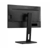 AOC 22E2UMF monitor VA de 21,5 polegadas (54,6 cm), 1920 x 1080 Full HD, 75 Hz, 4 ms, HDMI, DisplayPort, VGA, hub USB, colunas, pivot, altura ajustável, preto