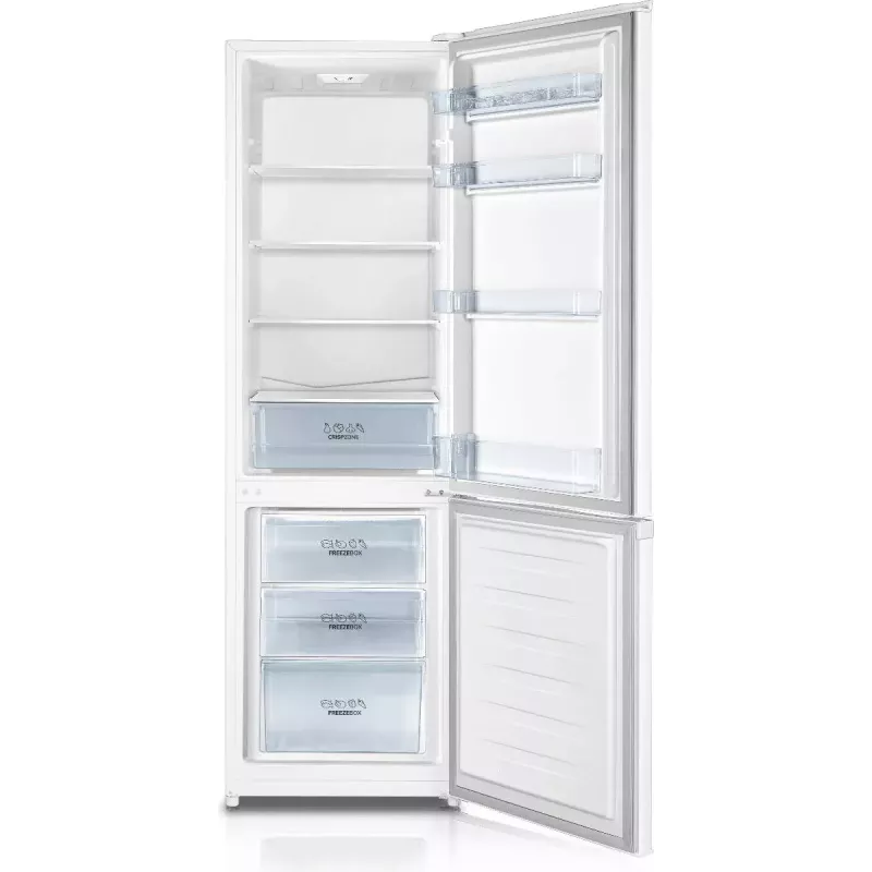 Combinado de frigorífico e congelador independente Gorenje RK4182PW4, 269 L total (198 L frigorífico, 71 L congelador), branco, congelador em baixo