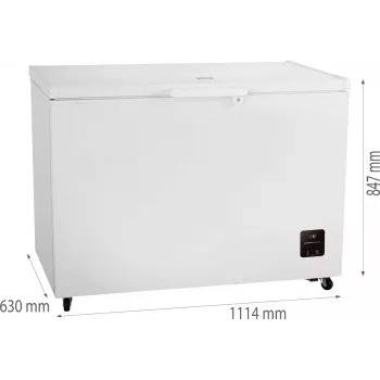 Arca congeladora Gorenje FH30EAW — 297 L líquidos, classe energética E, independente, visor, branco