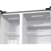 Frigorífico side-by-side Gorenje NRR9185EAXL — 550 L, independente, prateado, No Frost, máquina de gelo, visor tátil LED